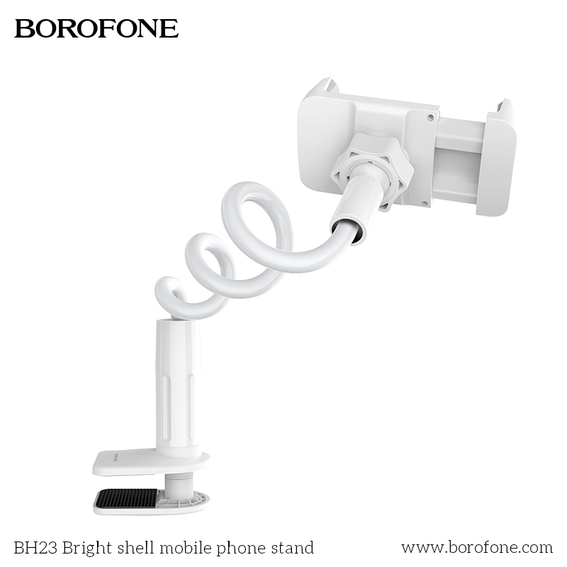 BOROFONE BH23 Bright shell gooseneck phone holder NZ 3